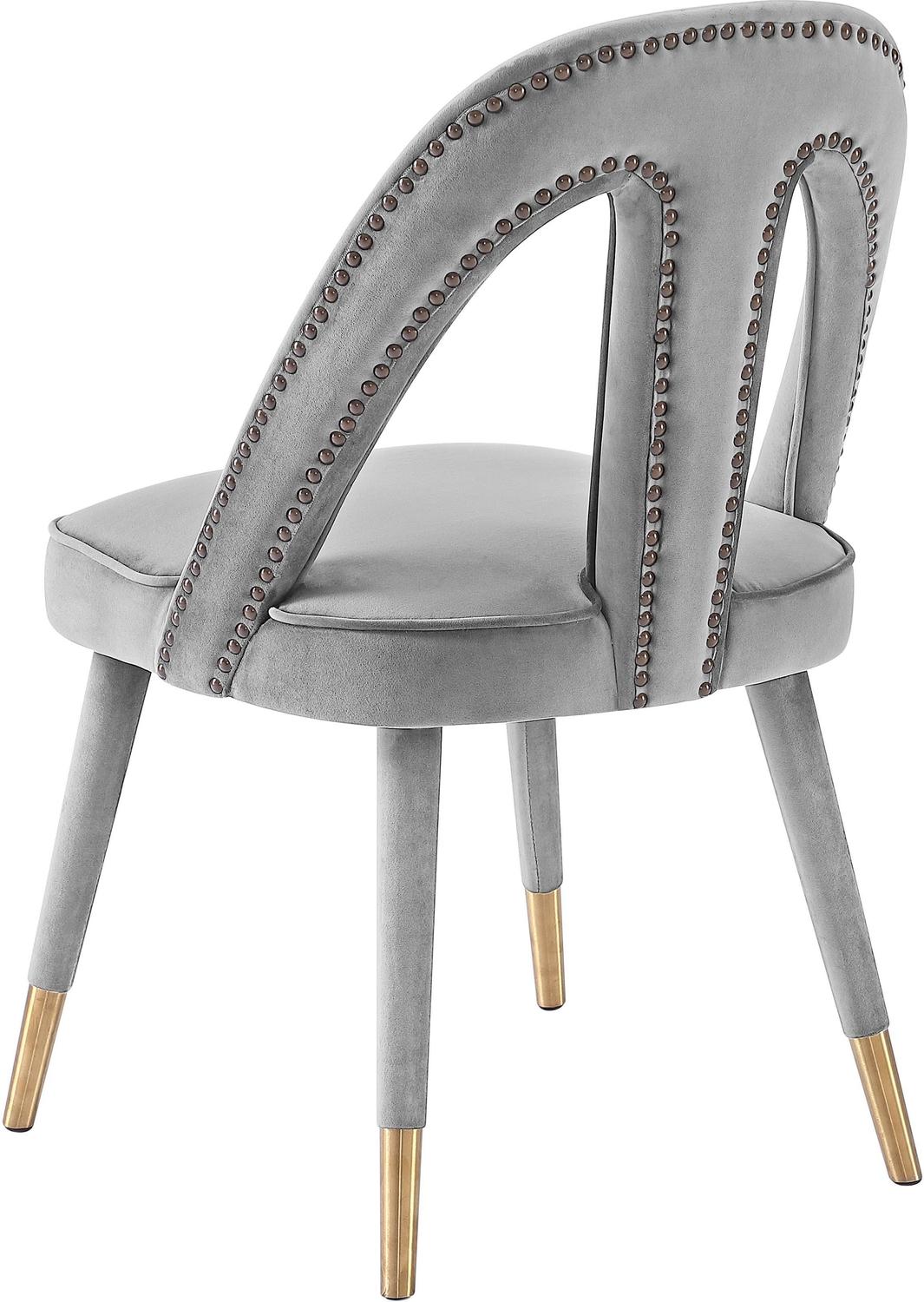 accent chairs for living room modern Tov Furniture Dining Chairs Grey