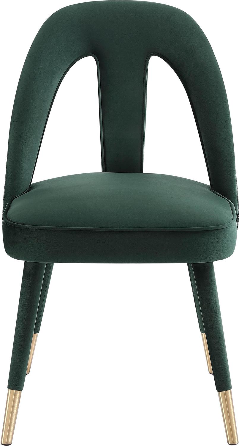 red and gray accent chair Tov Furniture Dining Chairs Forest Green