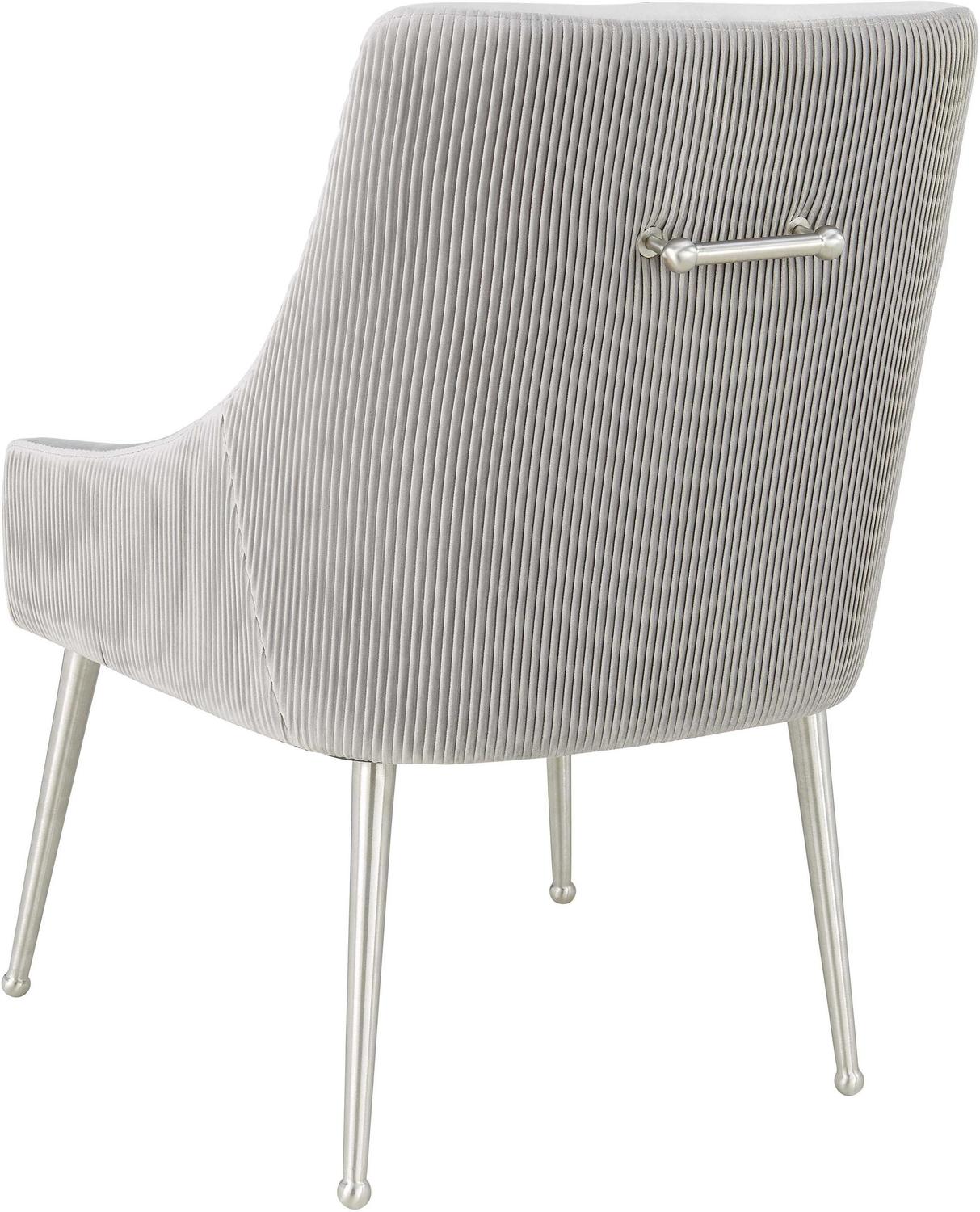 white chair for room Tov Furniture Dining Chairs Chairs Light Grey