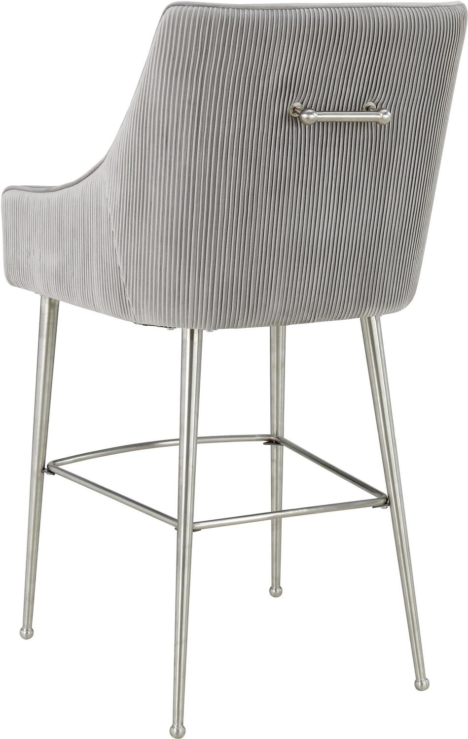 brown breakfast bar stools Tov Furniture Stools Light Grey