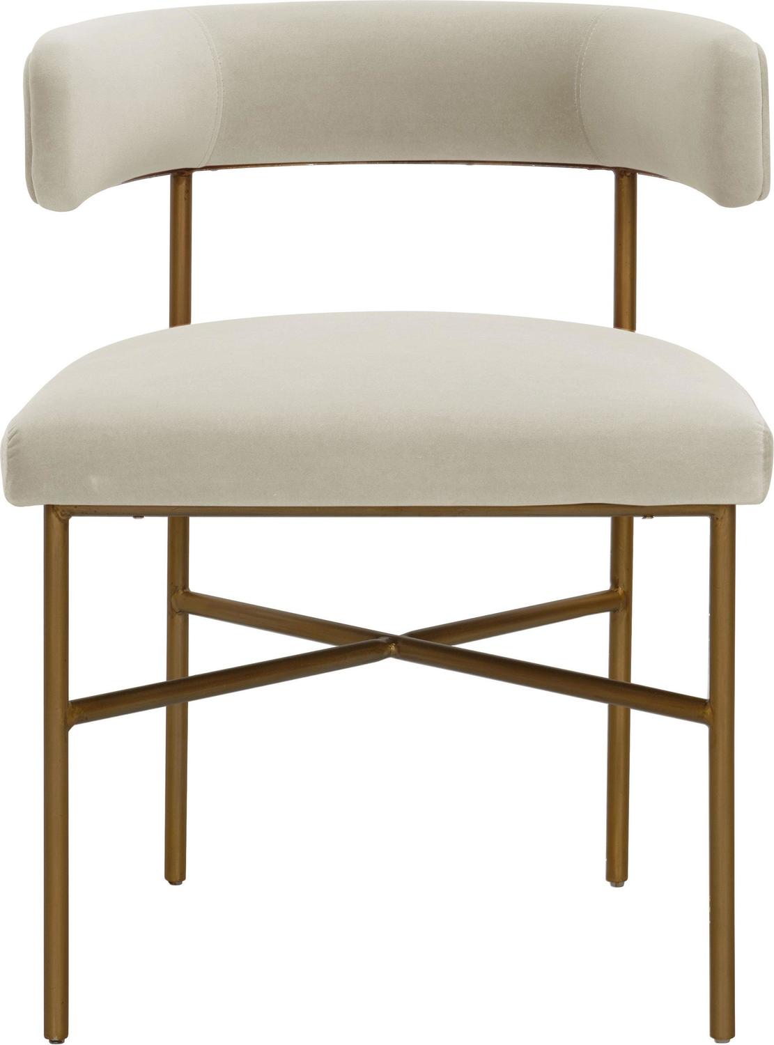 fur furniture Tov Furniture Dining Chairs Chairs Cream