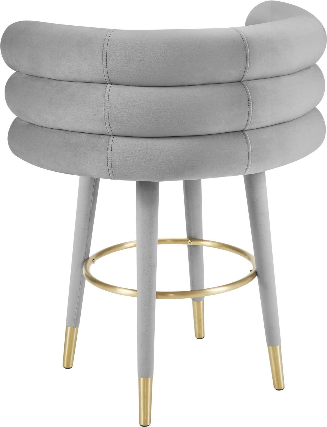 swivel stool Tov Furniture Stools Grey