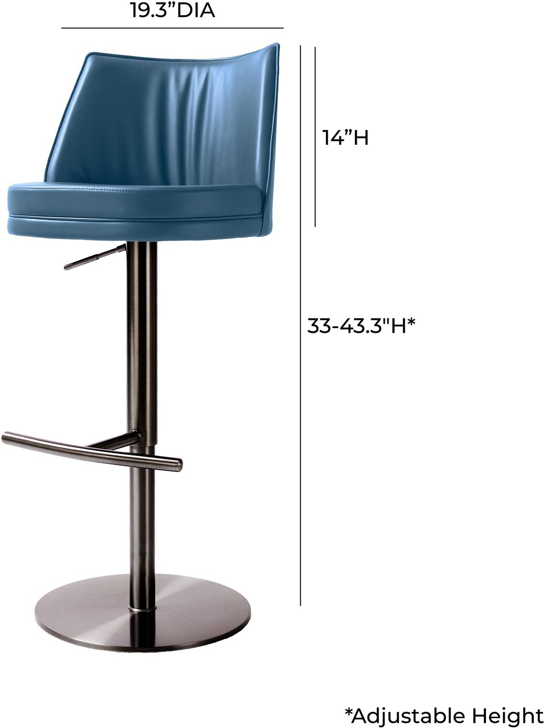 leaf lounge chair Tov Furniture Stools Blue