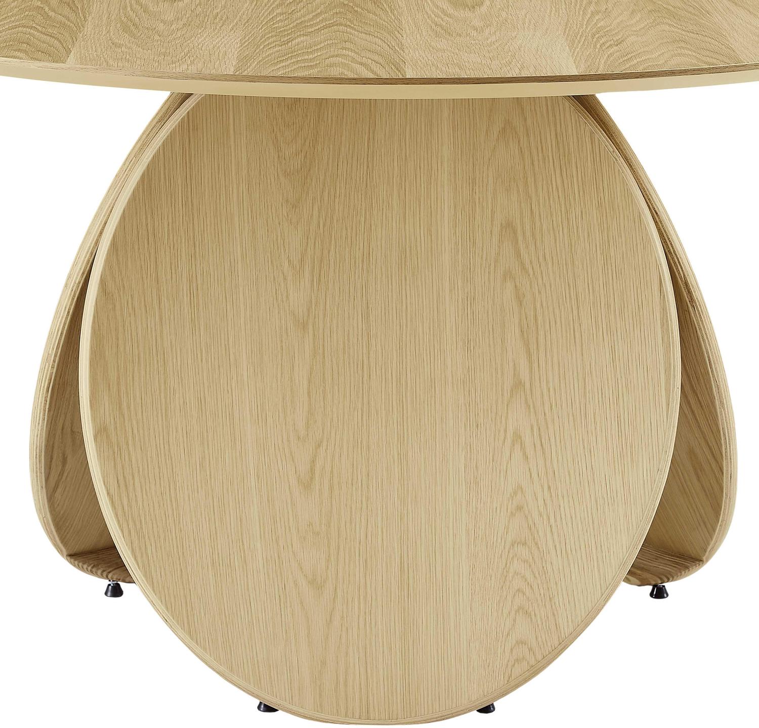 designer dining room tables Tov Furniture Natural Oak
