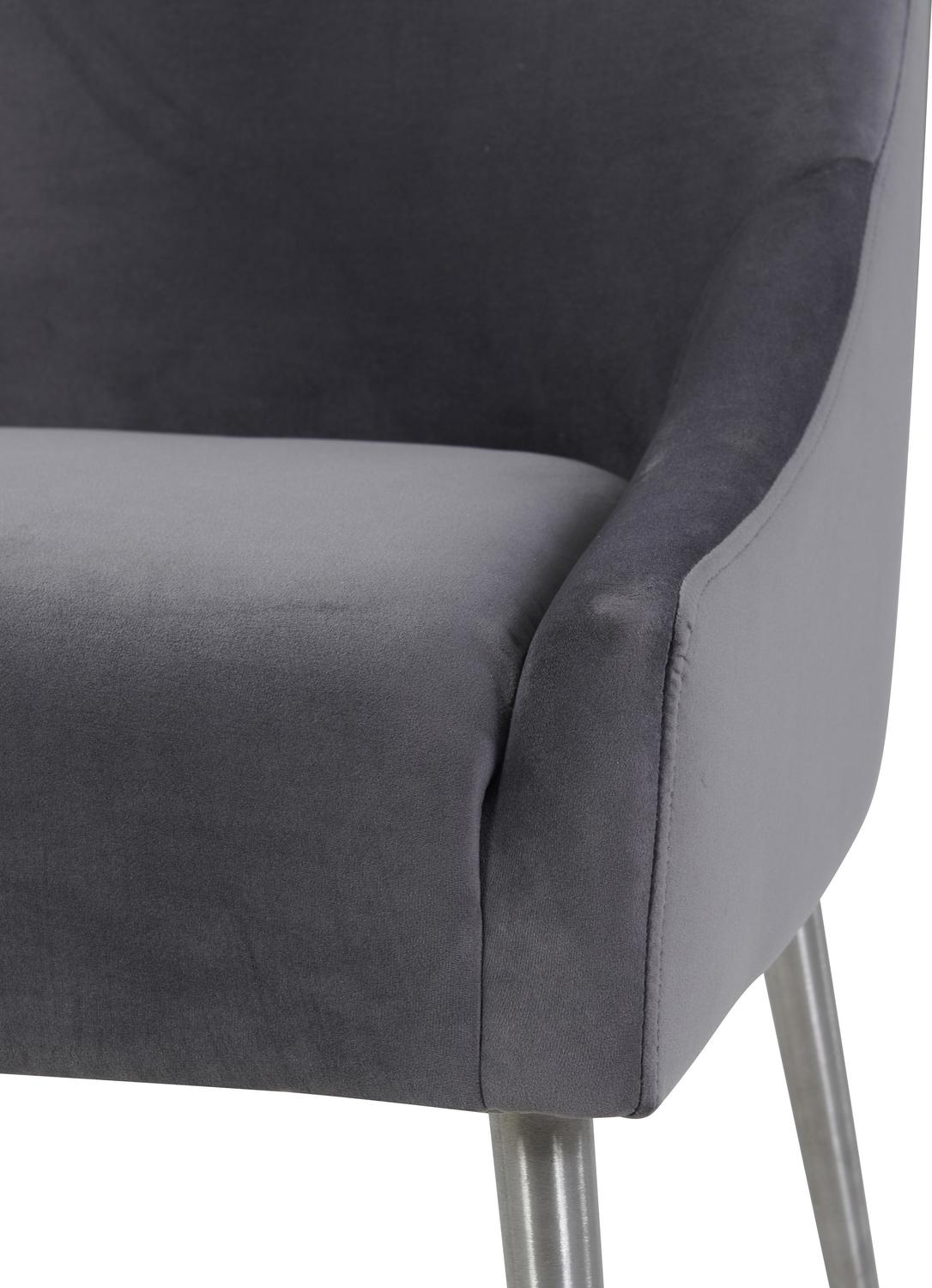 french arm chairs Tov Furniture Dining Chairs Grey