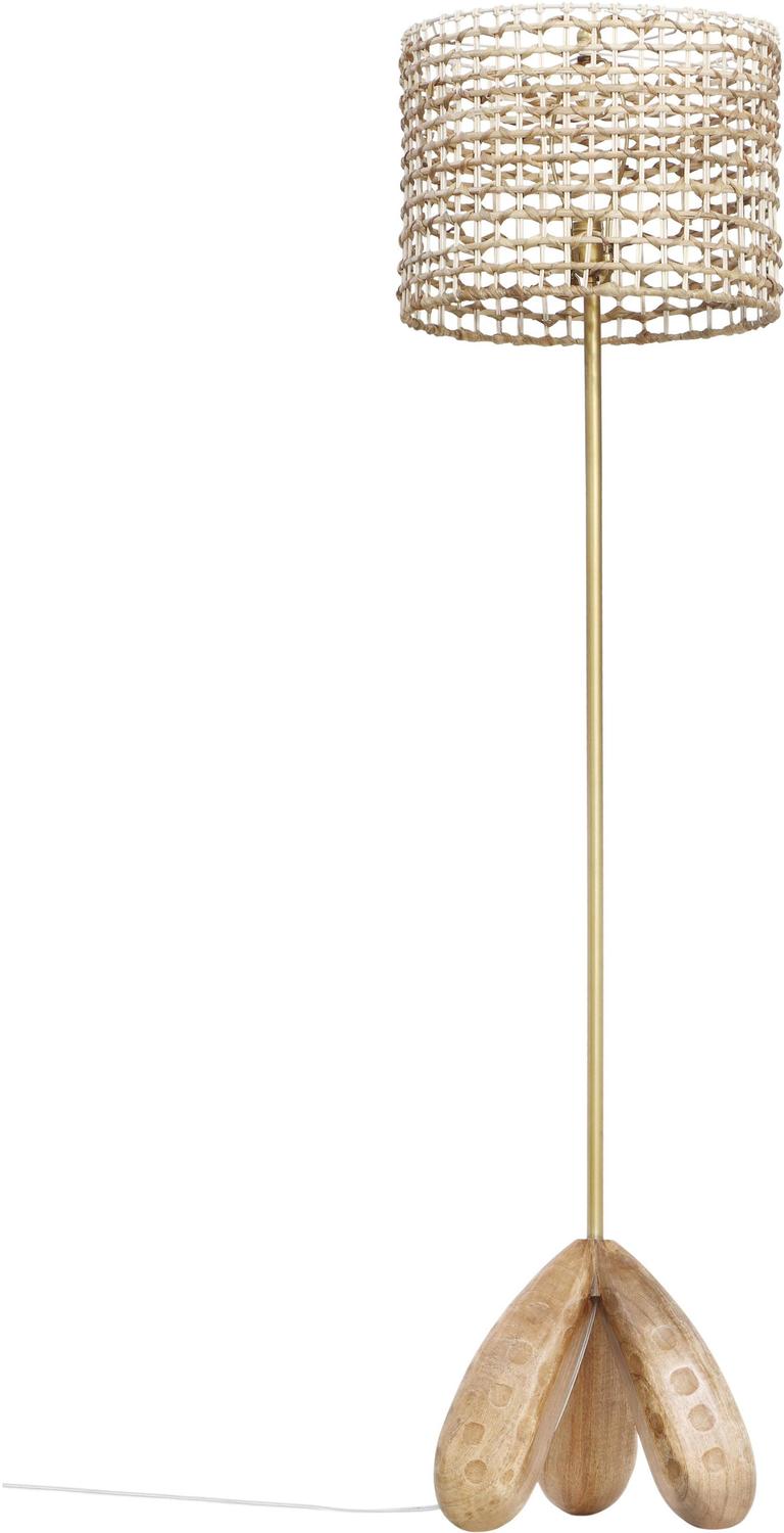 floor to ceiling pole lamp Tov Furniture Floor Lamps Antique Gold,Natural