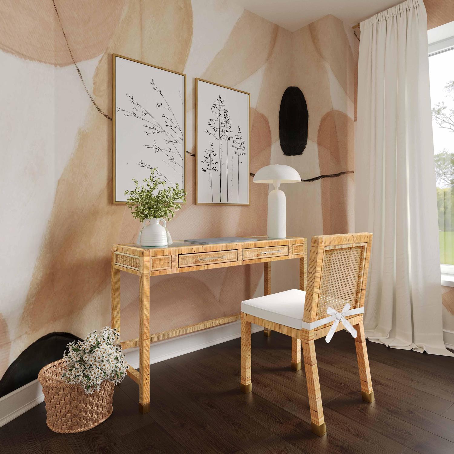 executive office furniture set Tov Furniture Desks Natural