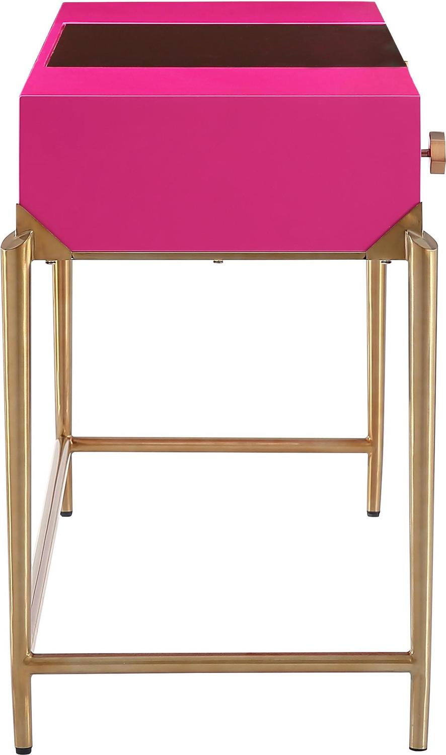 natural desk chair Tov Furniture Desks Pink