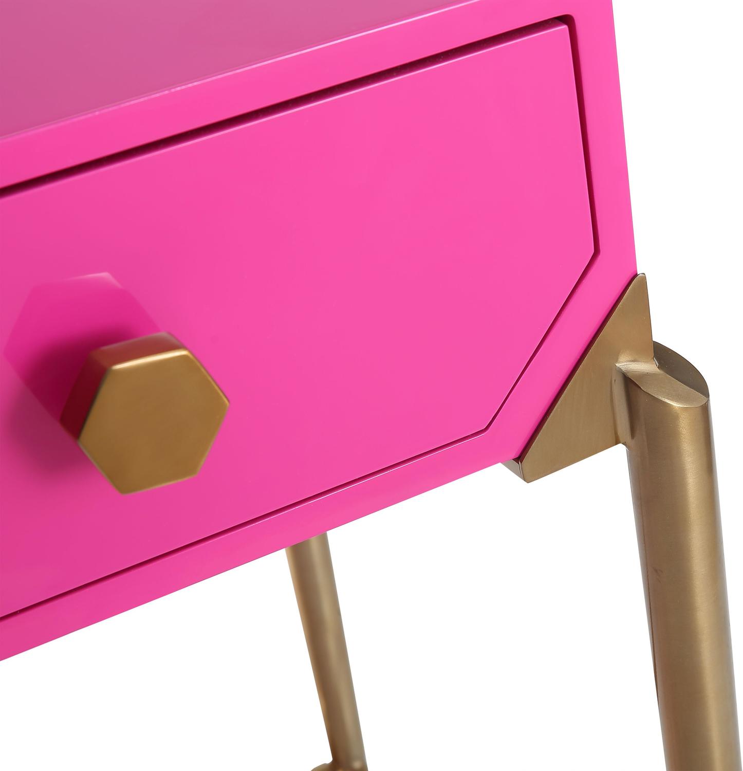 natural desk chair Tov Furniture Desks Desks Pink