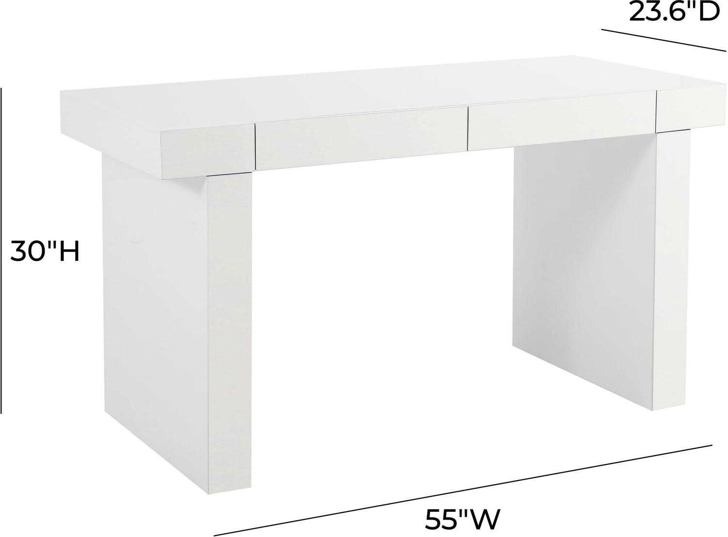 small computer table for home Tov Furniture Desks White