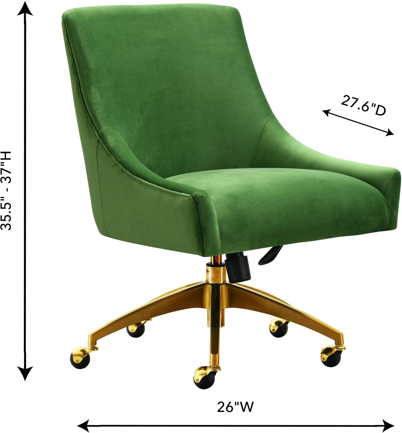 charcoal velvet accent chair Tov Furniture Accent Chairs Chairs Green