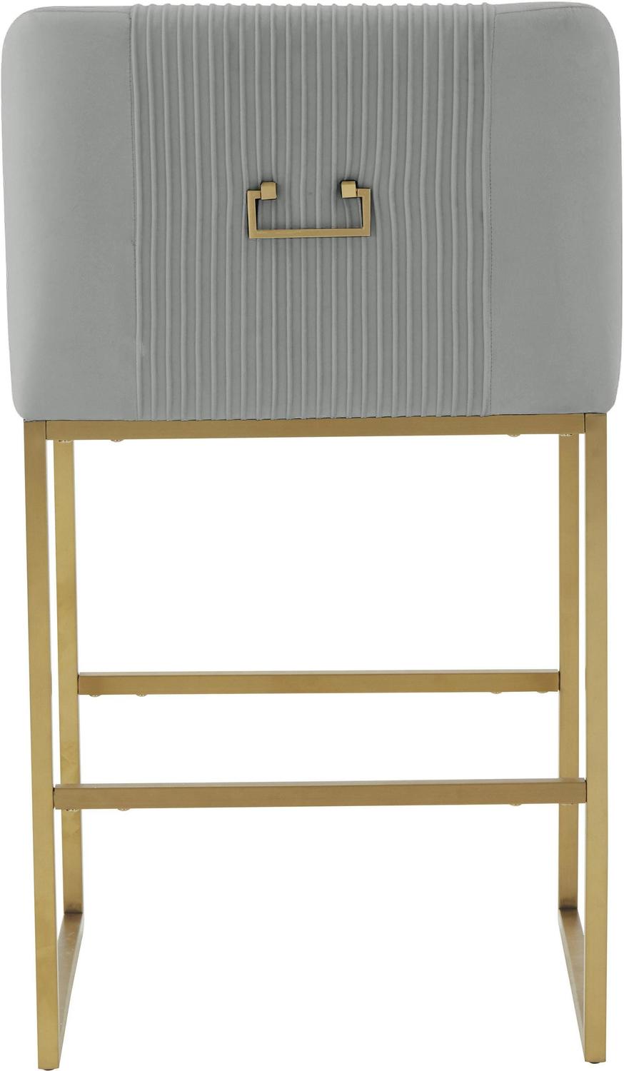 gold breakfast bar stools Tov Furniture Stools Grey