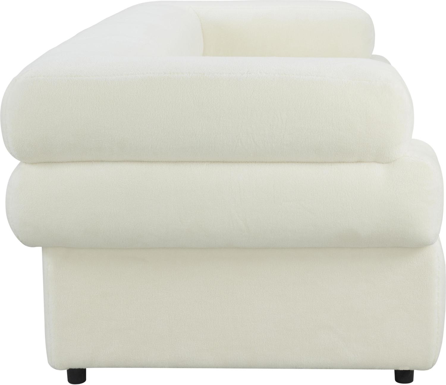 affordable chaise sofa Tov Furniture Sofas Cream