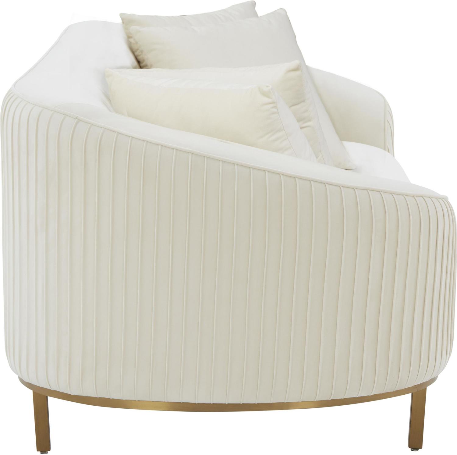 circle sofa Tov Furniture Sofas Cream