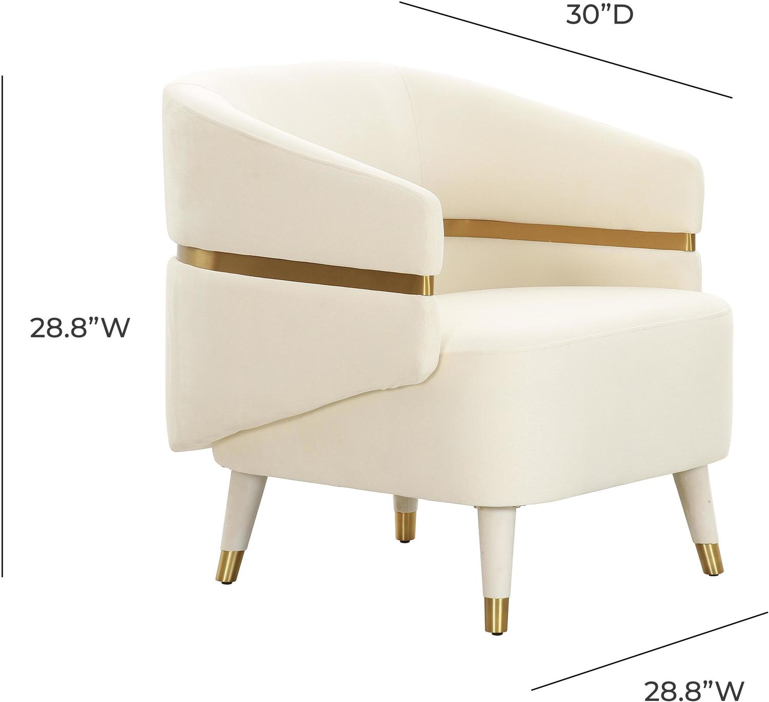 lounger design Tov Furniture Accent Chairs Chairs Cream