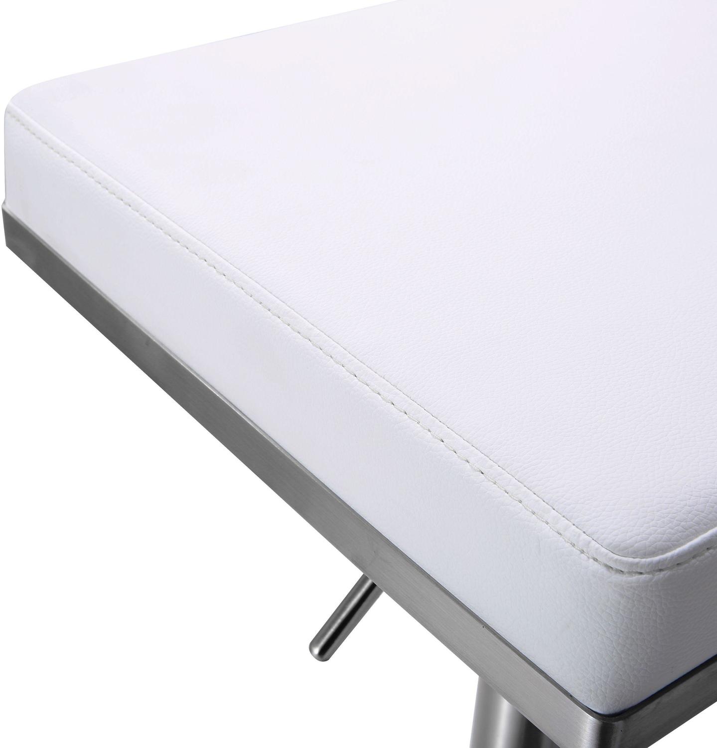 high back stools for kitchen island Tov Furniture Stools White