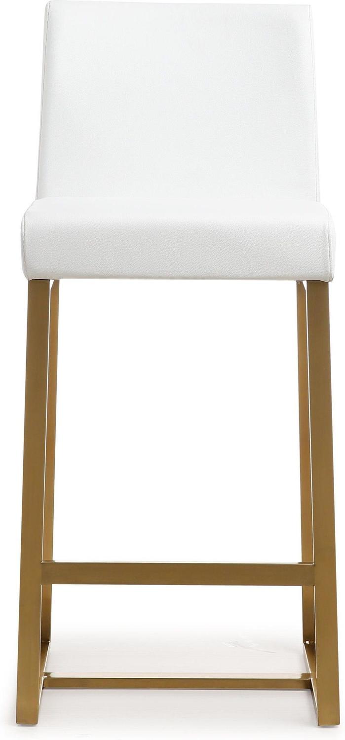 counter stools with high backs Tov Furniture Stools White