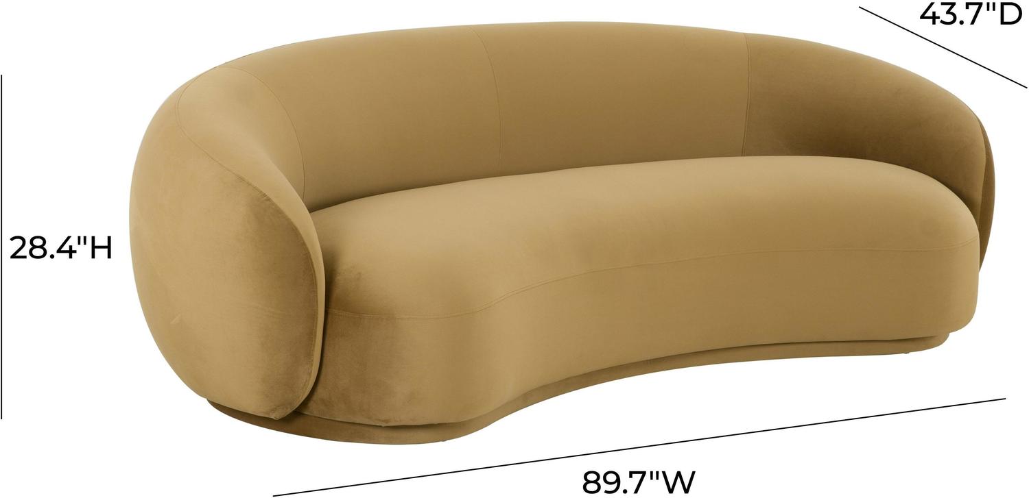 sectional with bed pull out Tov Furniture Sofas Cognac