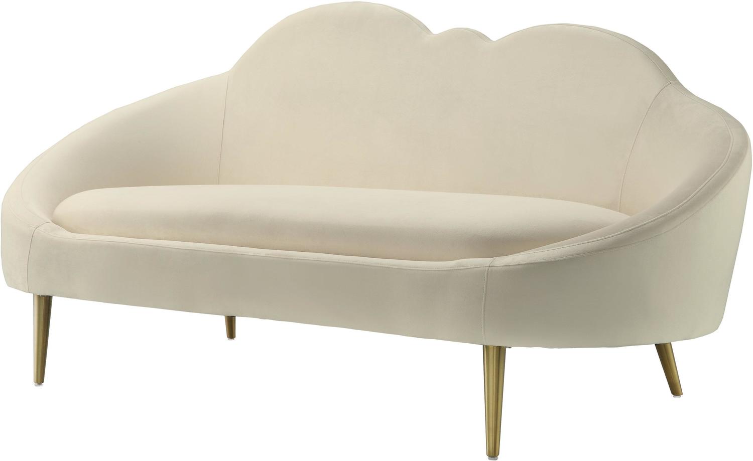 high end sectional couches Tov Furniture Settees Cream