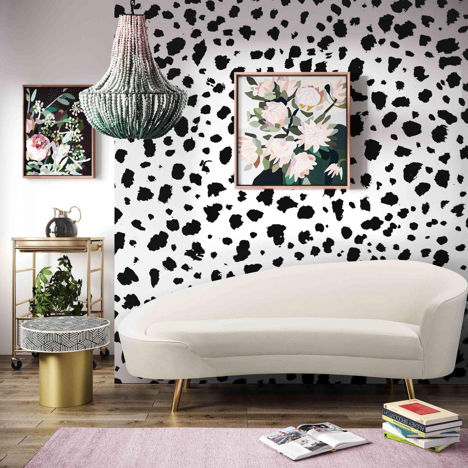 white modern sofa Tov Furniture Sofas Cream