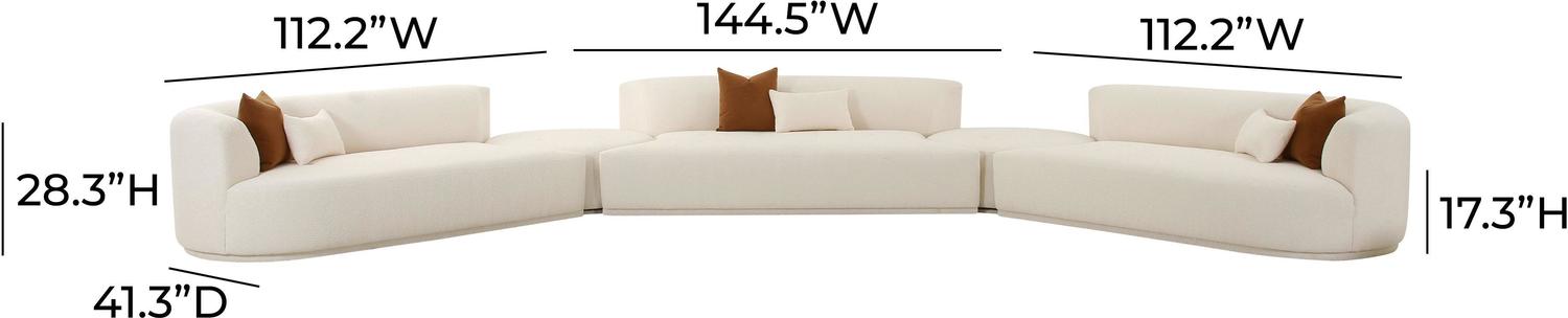 oversized couches for sale Tov Furniture Sectionals Cream