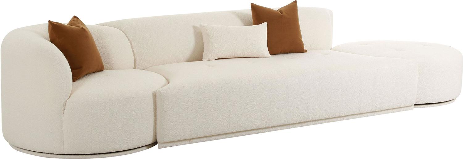 tufted sectional sofa Tov Furniture Sofas Cream
