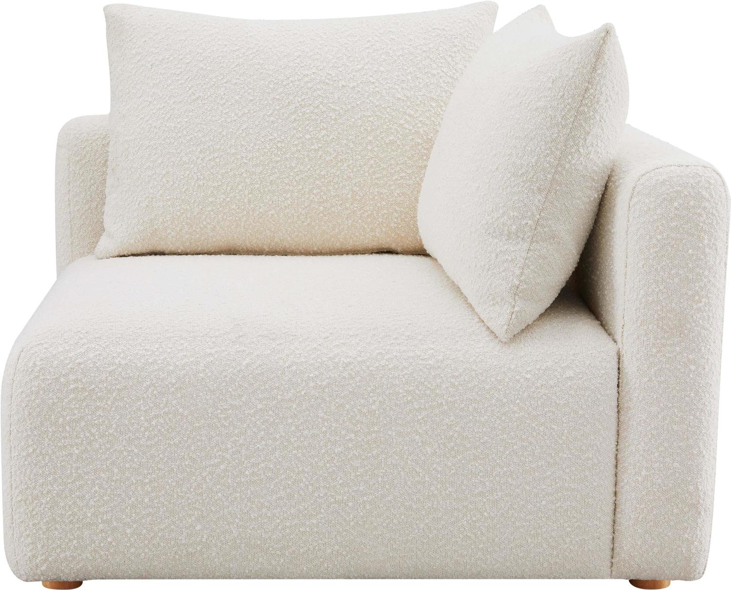 lounge sofa chair Tov Furniture Cream