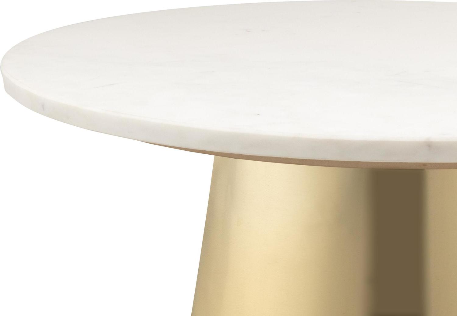 wood console table Tov Furniture Coffee Tables Gold,White