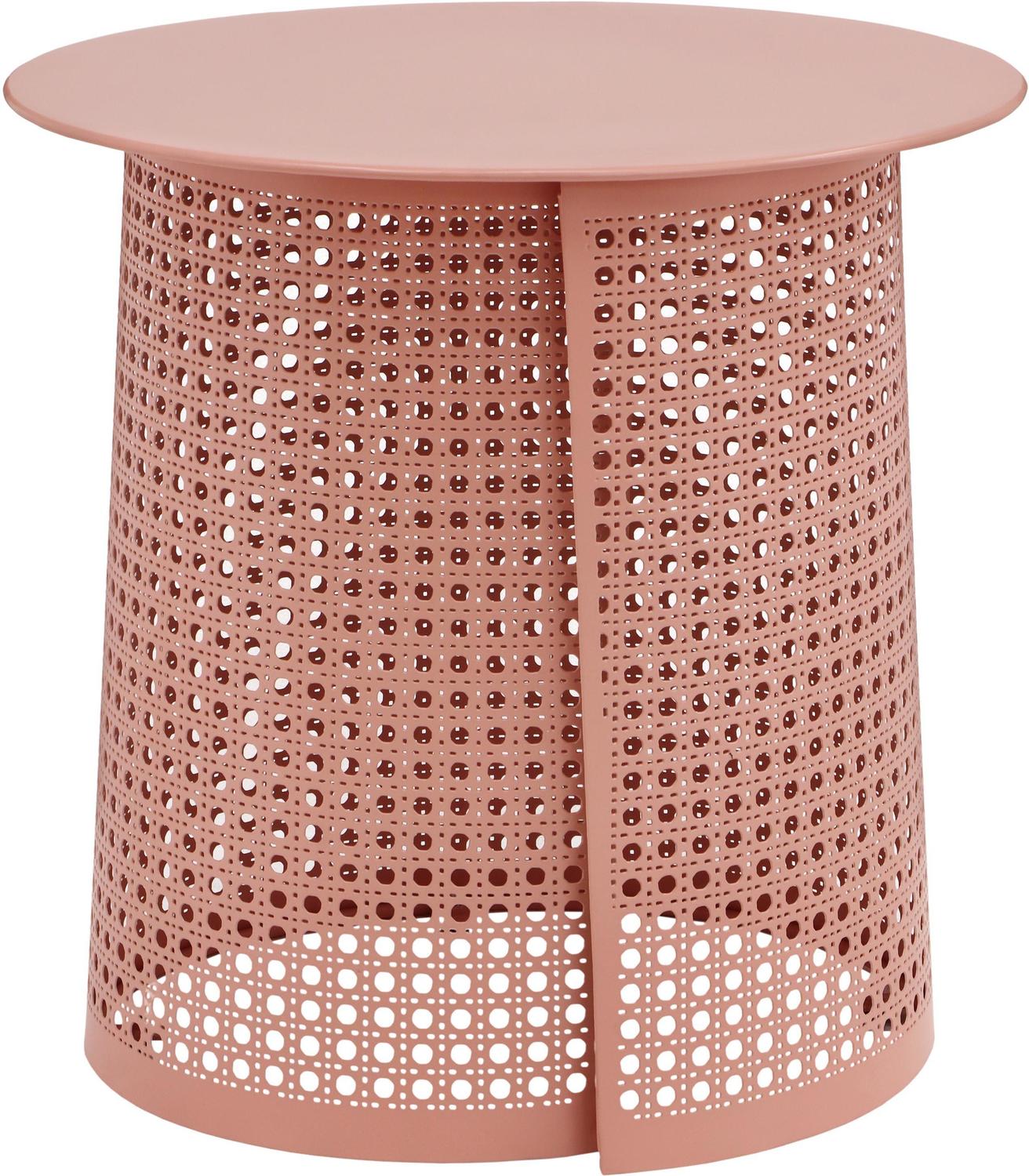 painted side table Tov Furniture Side Tables Pink