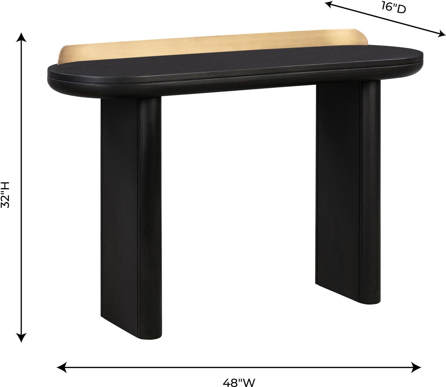 fold up study desk Tov Furniture Desks Black