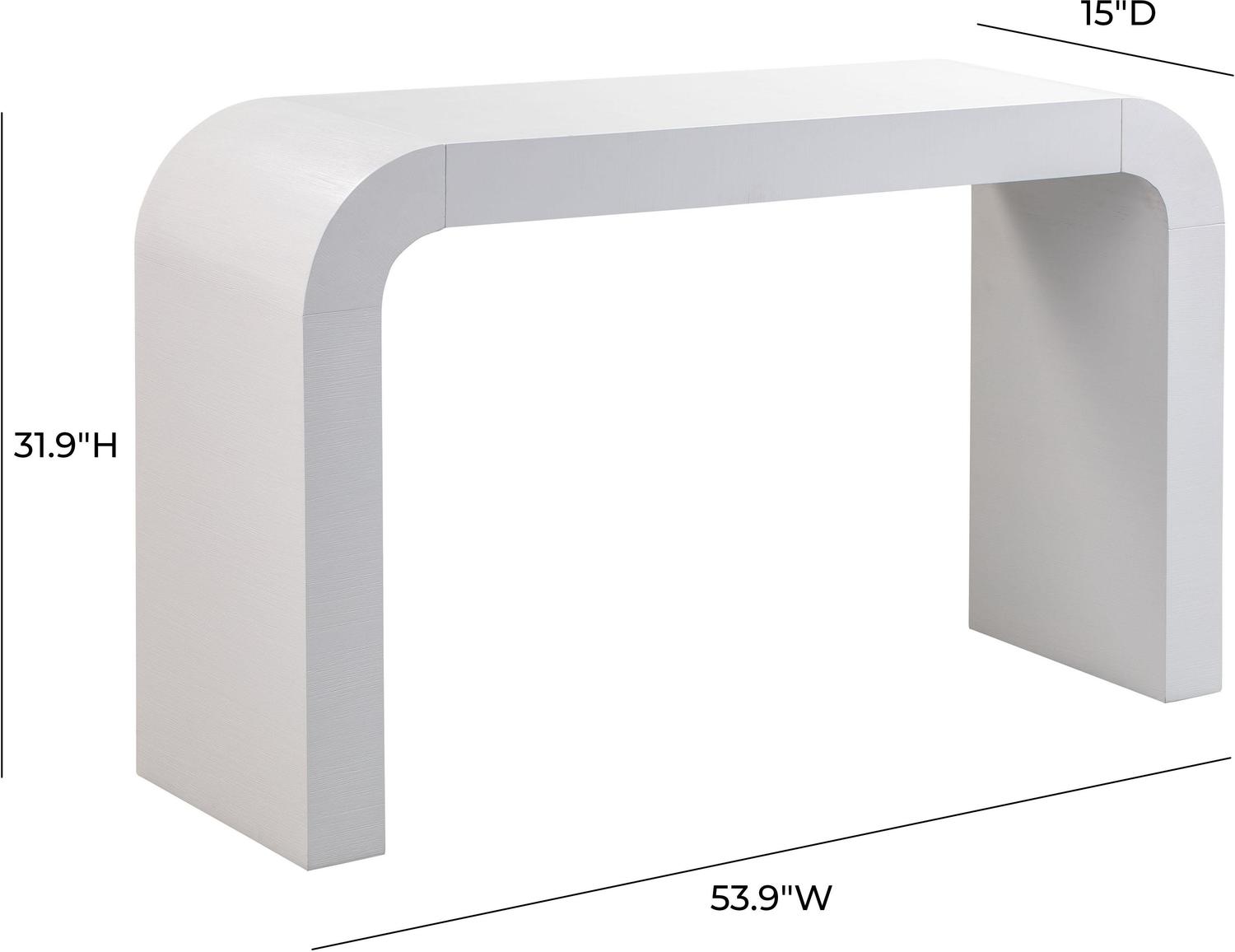foyer table with drawers Tov Furniture Console Tables White