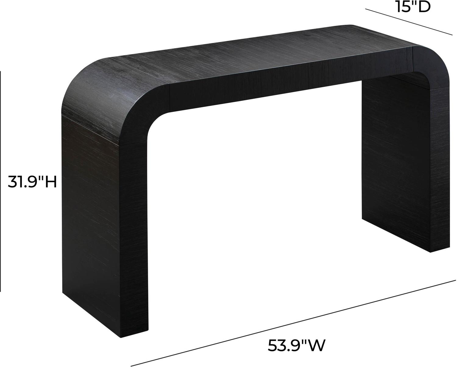 chair tray table Tov Furniture Console Tables Black