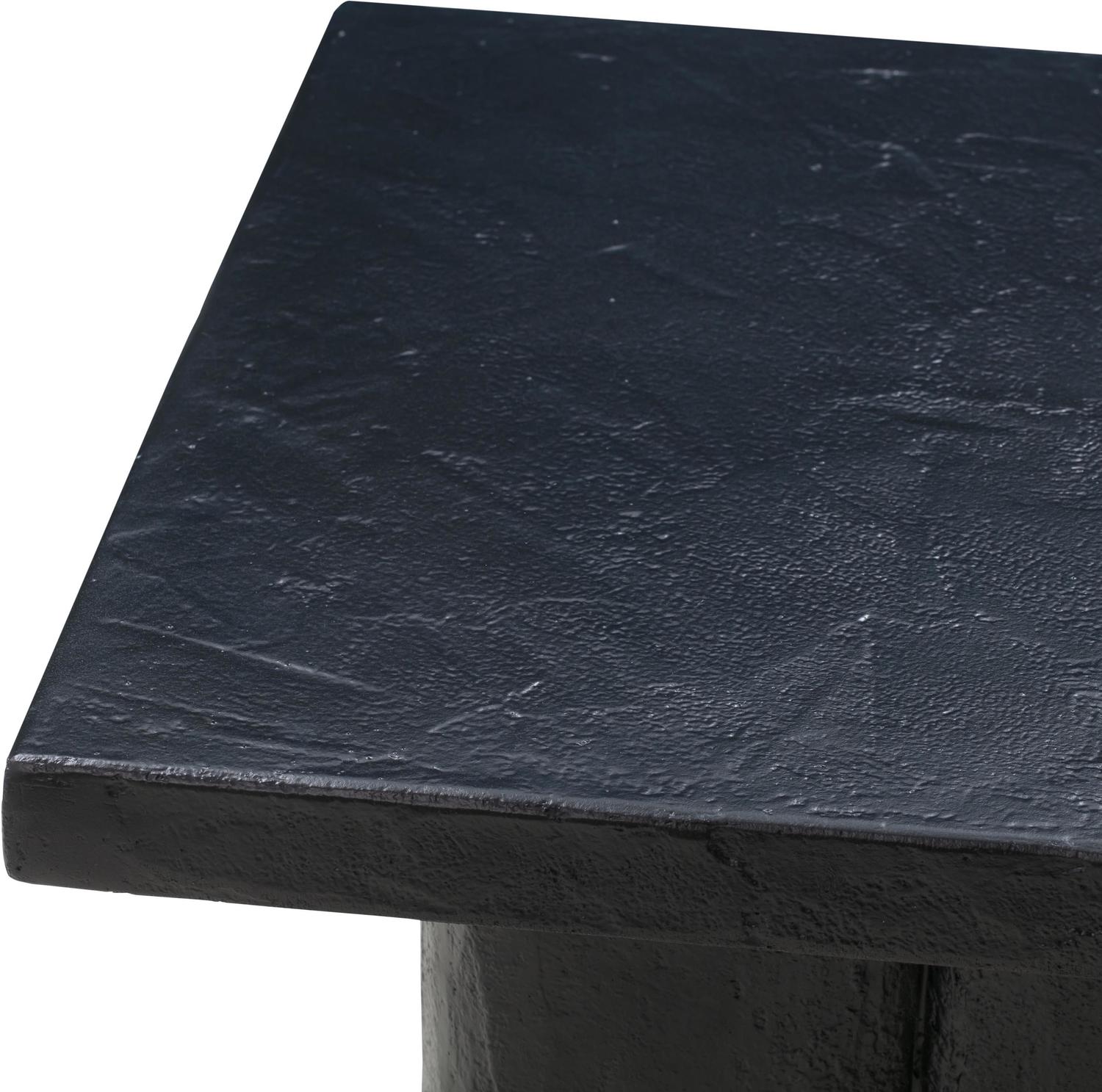 small serving table Tov Furniture Side Tables Black