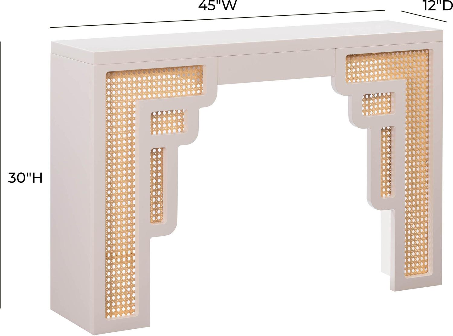 c table for sofa Tov Furniture Console Tables Cream