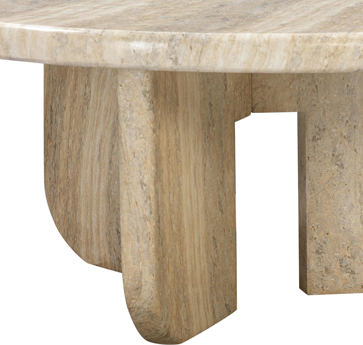 modern gold side table Tov Furniture Coffee Tables Travertine