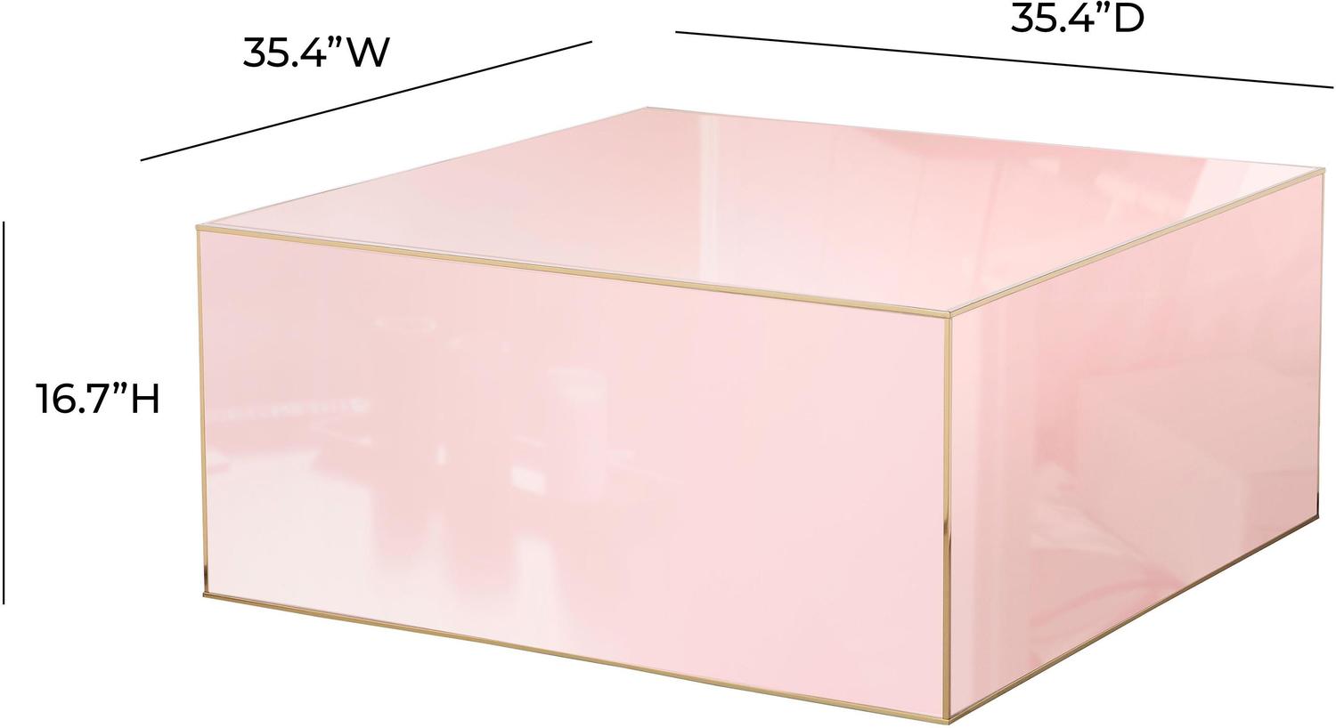 used glass coffee table for sale Tov Furniture Coffee Tables Pink