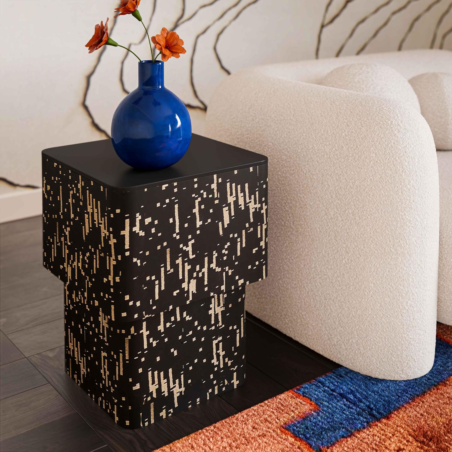 very small end tables Tov Furniture Side Tables Black