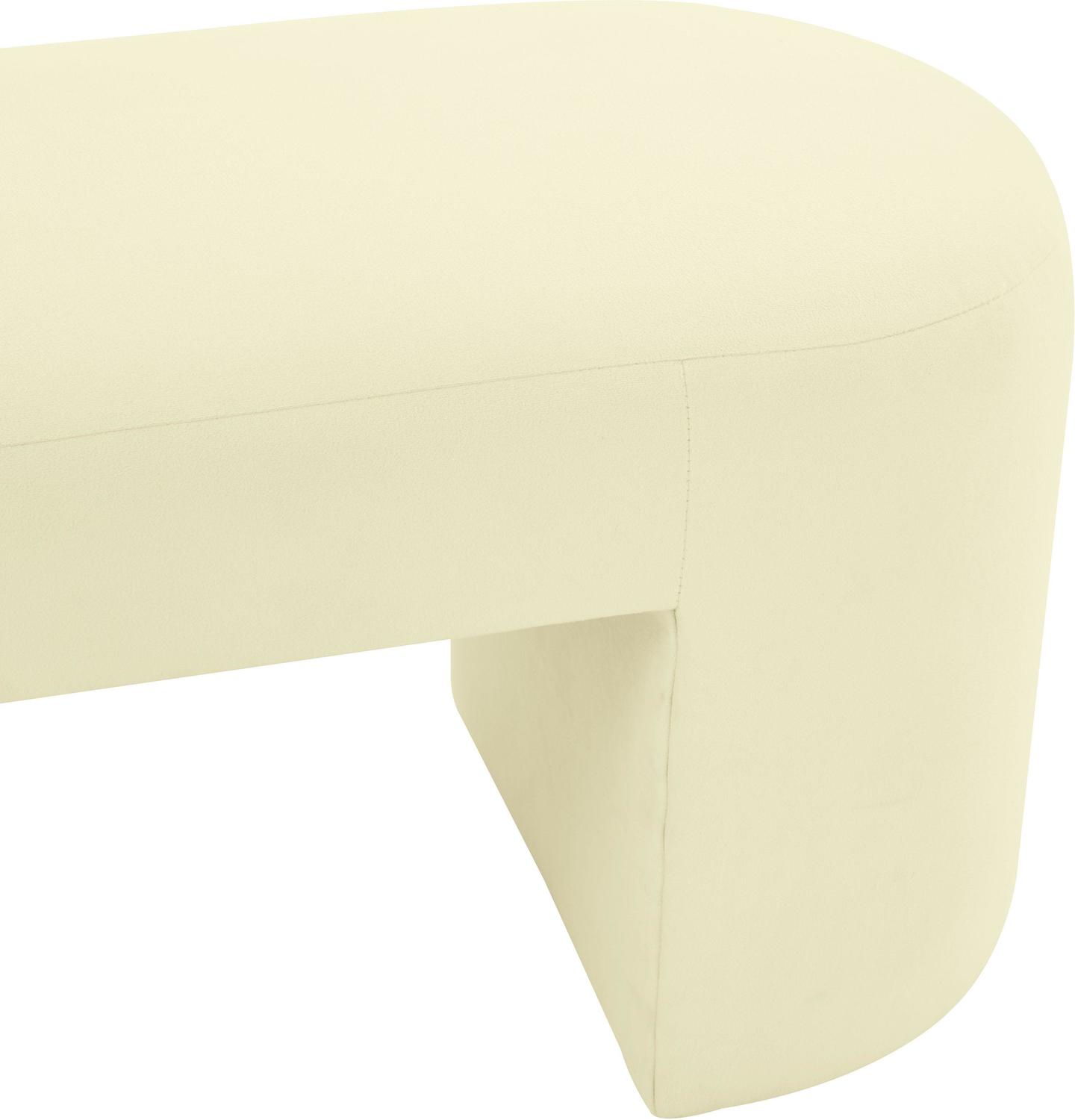 cloth accent chairs Tov Furniture Benches Yellow