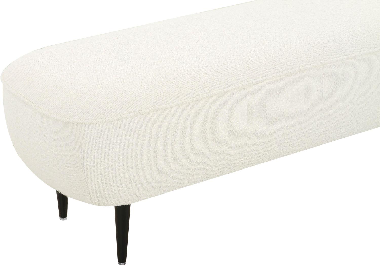 benches and ottomans Tov Furniture Benches Cream