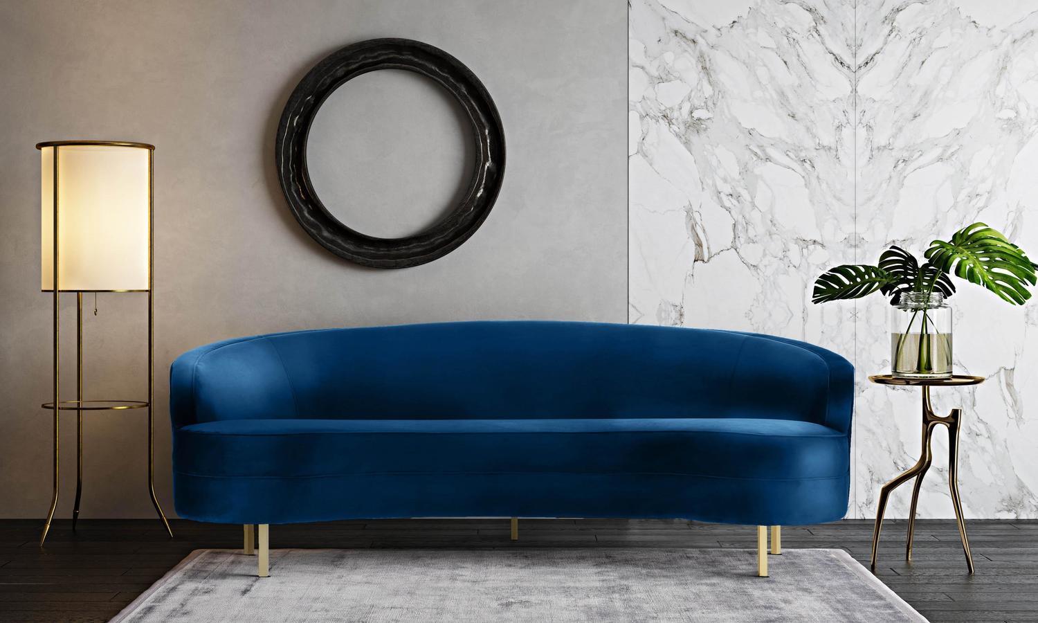 pink l couch Tov Furniture Sofas Navy