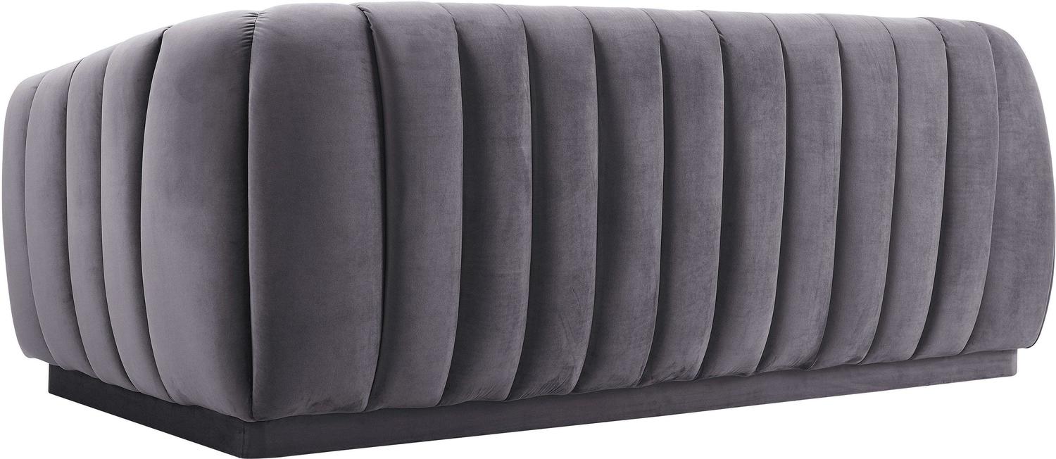 small two piece sectional Tov Furniture Sofas Grey