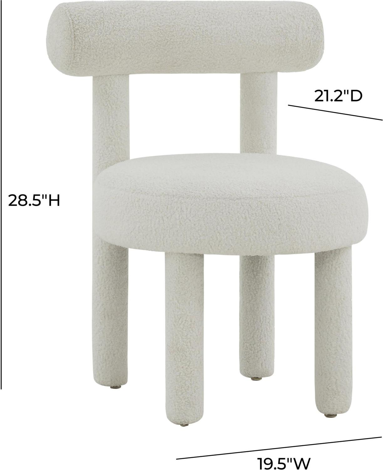 small comfortable living room chairs Tov Furniture Accent Chairs White