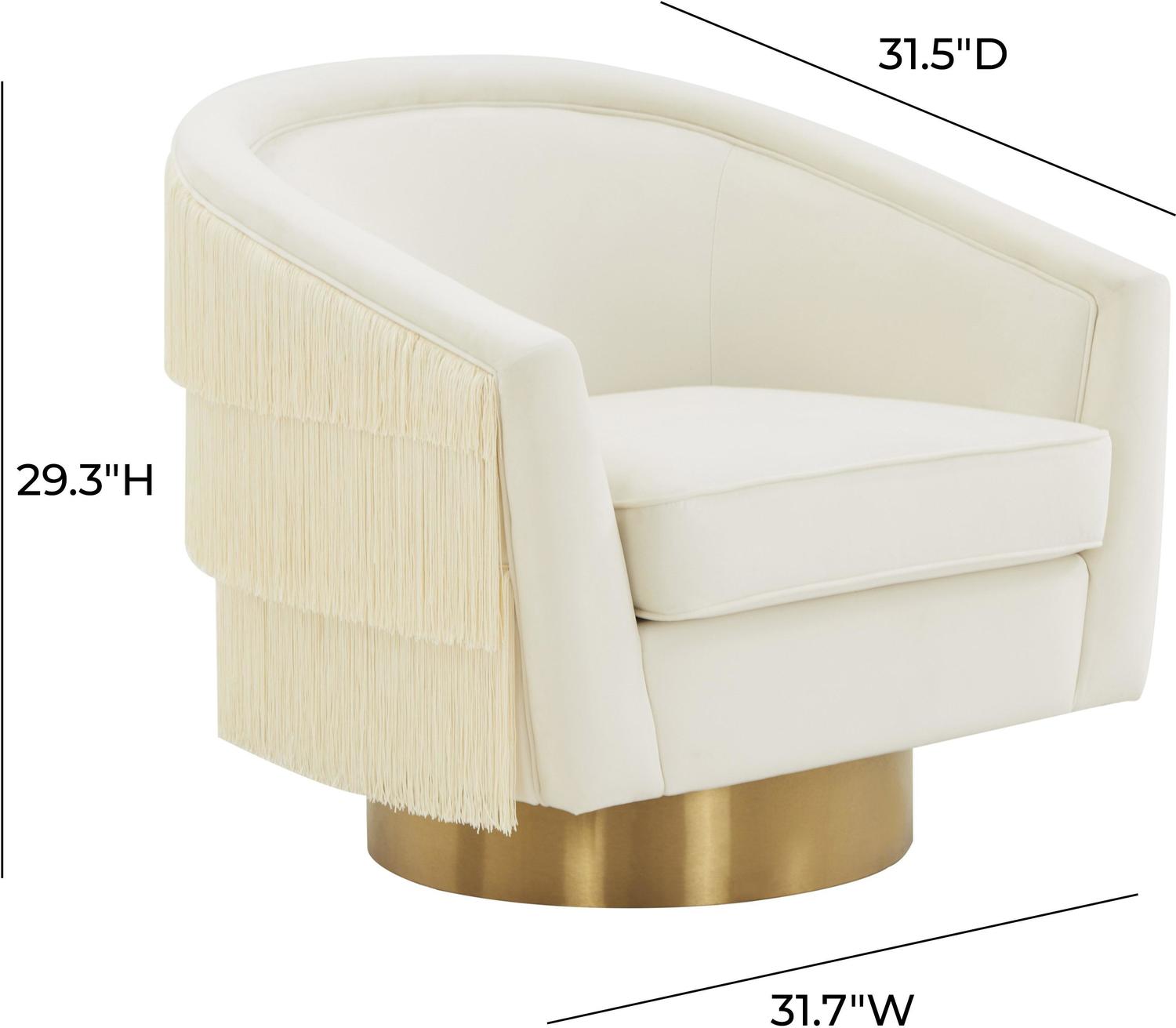 reading sofa Tov Furniture Accent Chairs Cream
