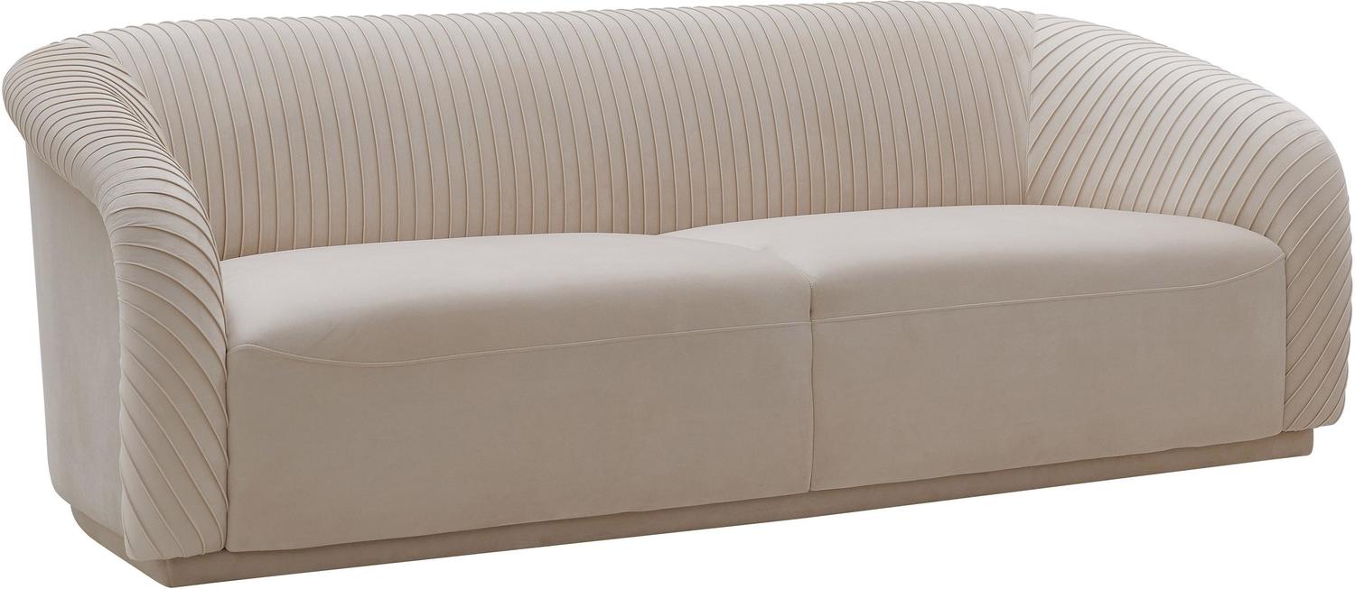 leather sectional grey Tov Furniture Sofas Beige