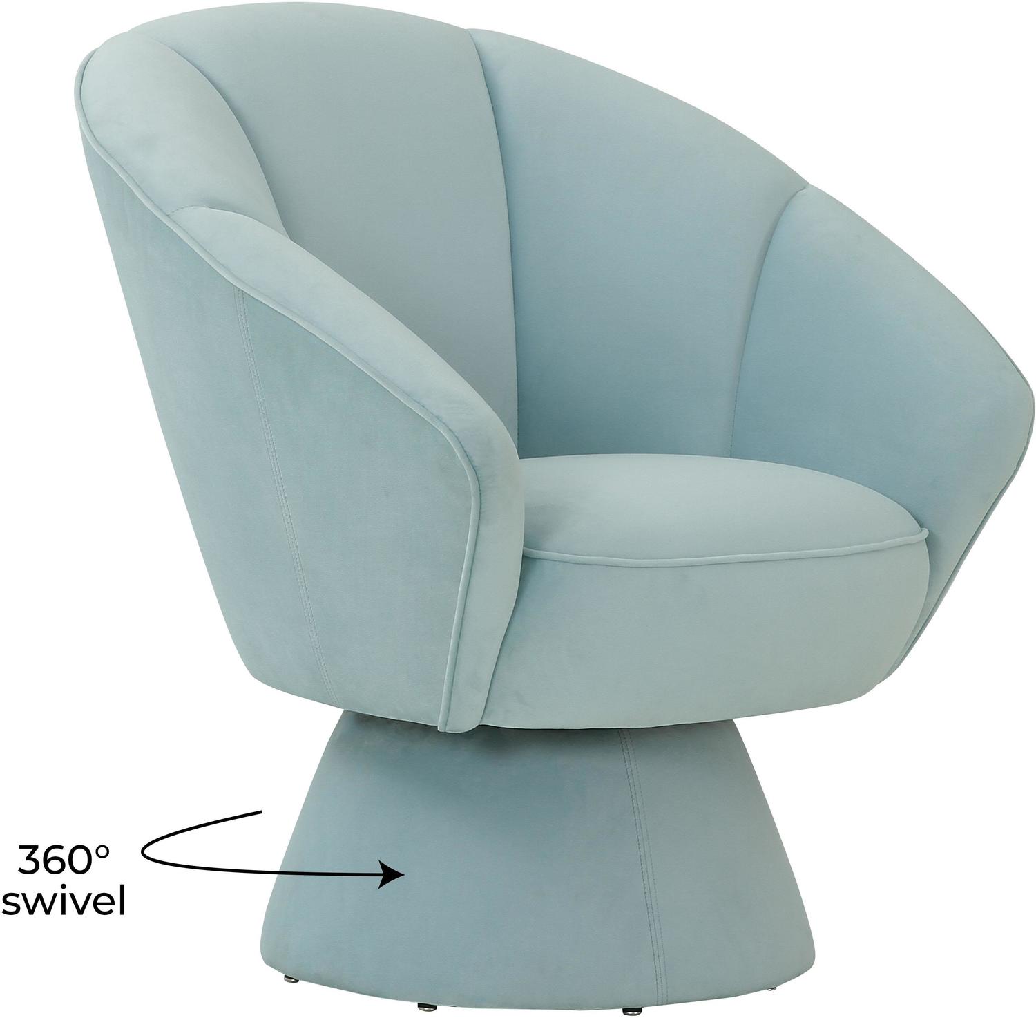 comfortable chaise lounge chair Tov Furniture Accent Chairs Light Blue
