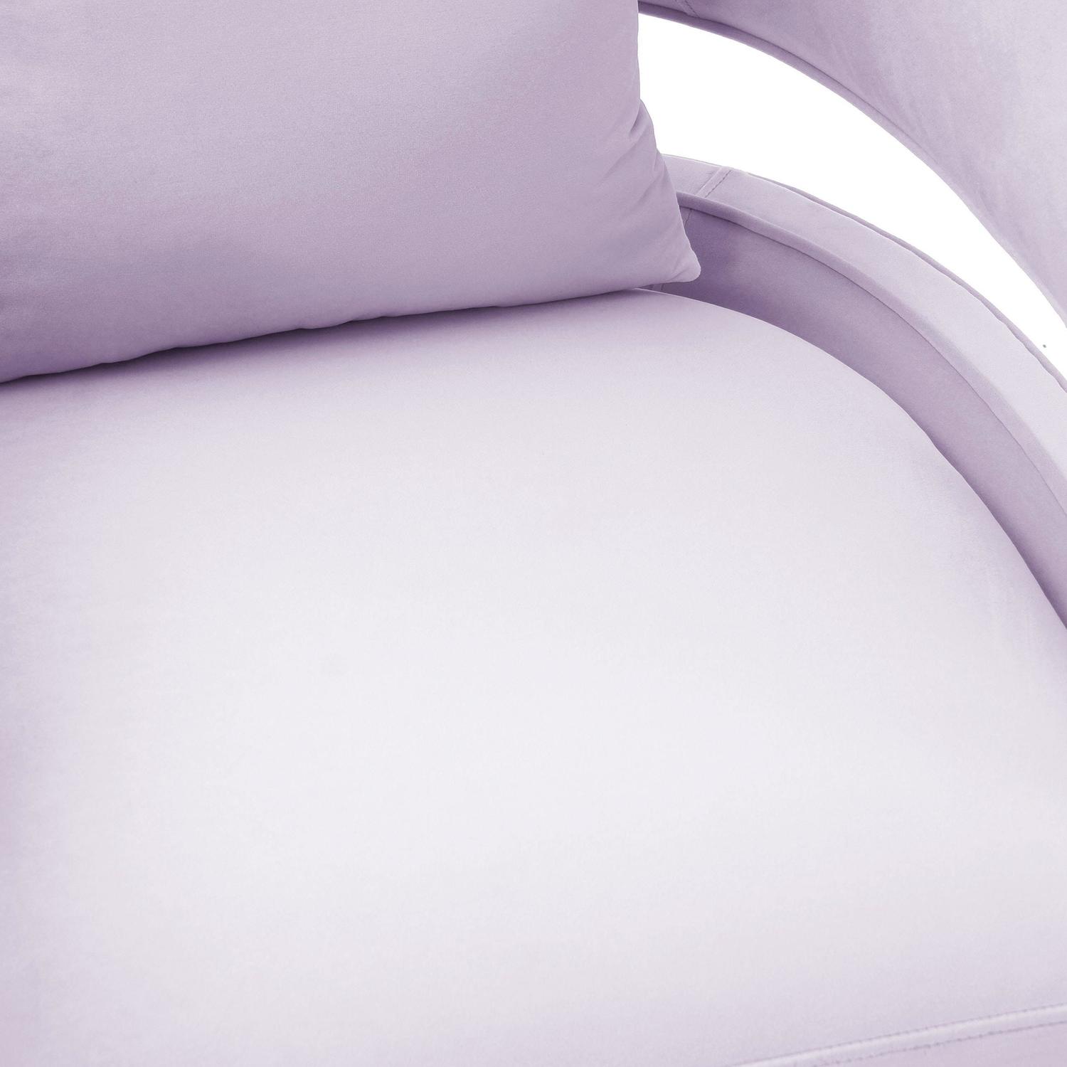 navy velvet swivel chair Tov Furniture Accent Chairs Lavender