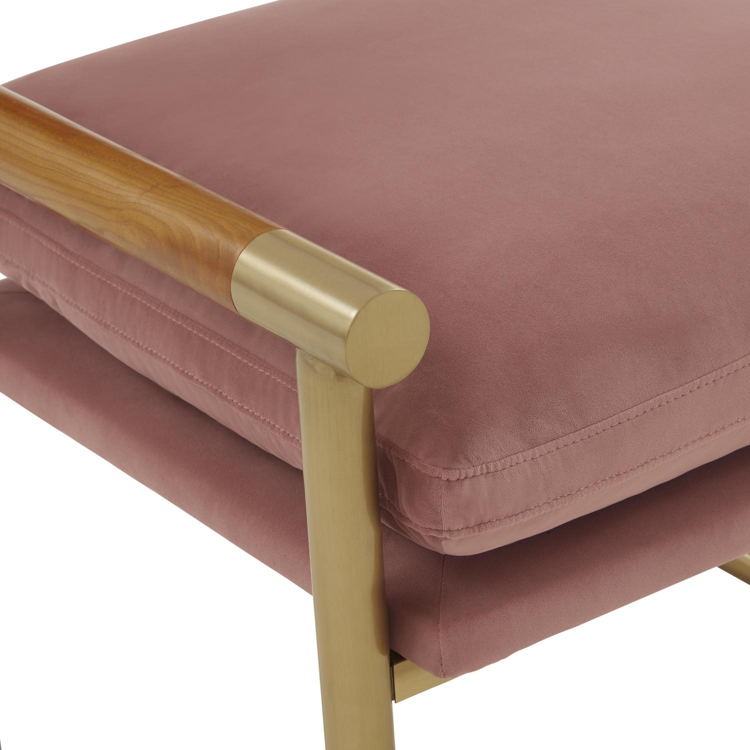 ottoman lounger Tov Furniture Accent Chairs Mauve