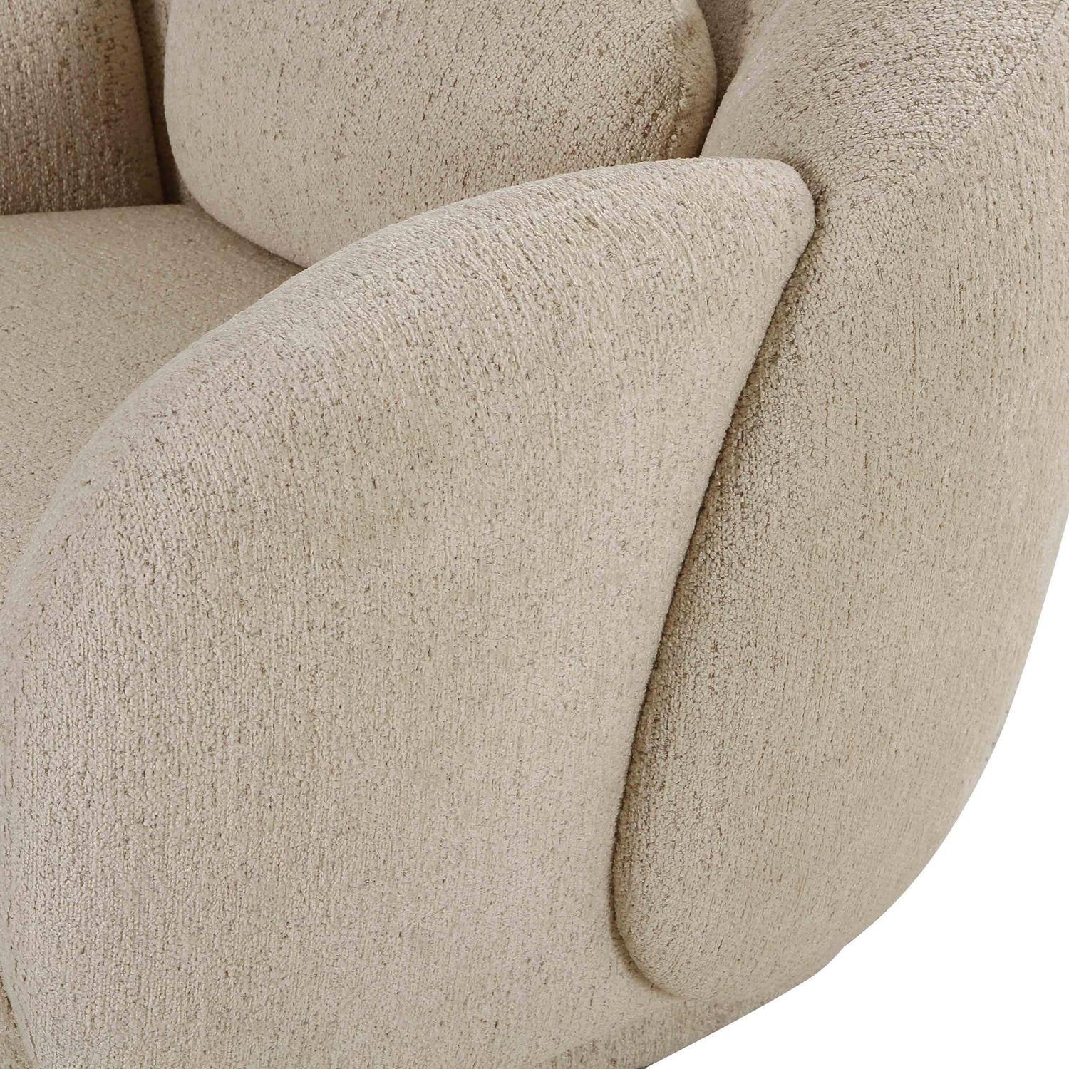 bedroom wingback chair Tov Furniture Accent Chairs Cream