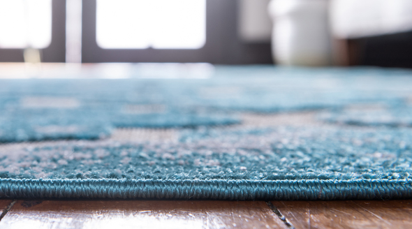 designer area rugs Unique Loom Area Rugs Turquoise Machine Made; 9x6