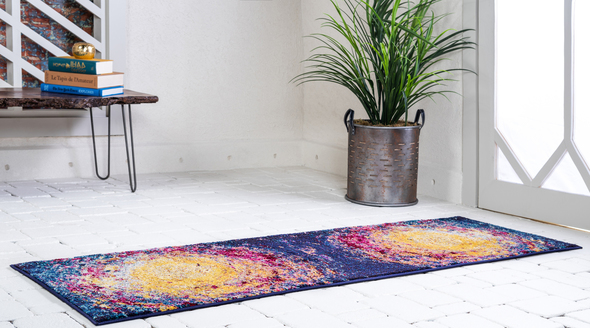 designer floor rugs Unique Loom Area Rugs Multi Machine Made; 6x2